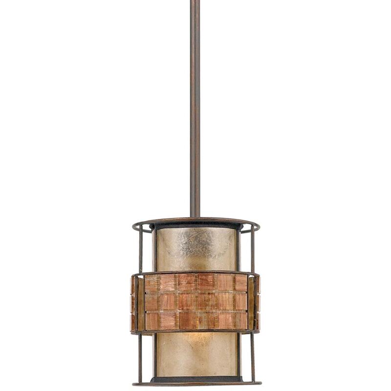 Image of Etc-shop - Lampada a sospensione lampada da soffitto lampada a sospensione metallo vetro rame lampada da pranzo d 15,2 cm