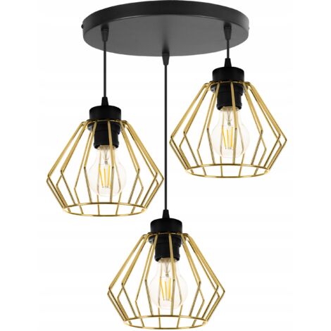 LAMPADA A SOSPENSIONE LAMPADARIO GOLD LOFT DRUCIAK