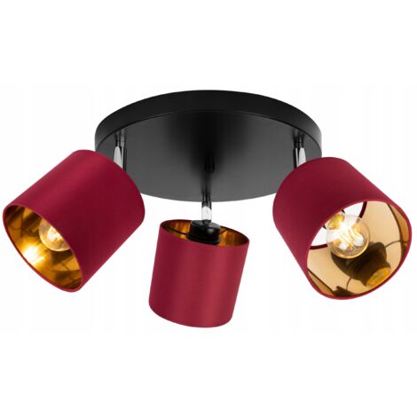 LAMPADA A SOSPENSIONE LAMPADARIO LED DORATO PLAFON