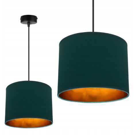 LAMPADA A SOSPENSIONE LAMPADARIO PARALUME DORATO LED