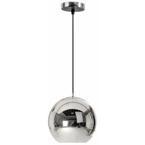 TOOLIGHT LAMPADA A SOSPENSIONE LE03-1 SPECCHIO SFERA 1-PUNTI LUCE E27 20X20X20-110CM REGOLABILE