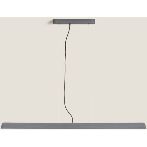 Lampada a Sospensione LED 24W Gesso CCT Selezionabile Kirnber Grigio