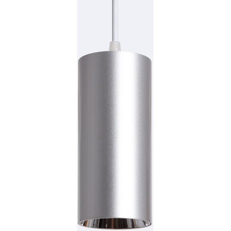 Lampada a Sospensione LED 30W Alluminio Misoh (2700K - 4000K - 6000K) 38º Bianco - Argento CCT