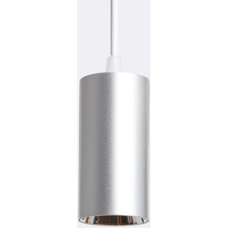 Lampada a Sospensione LED 9W Alluminio Misoh (2700K - 4000K - 6000K) 38º Bianco - Argento CCT
