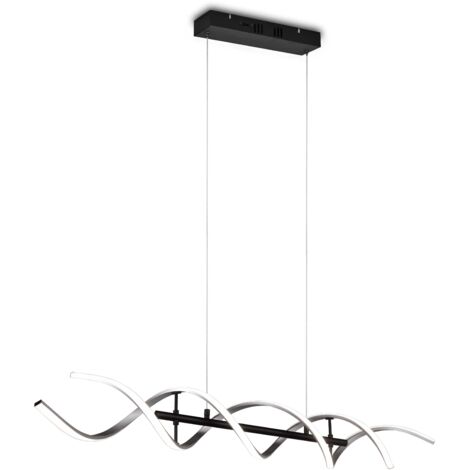 Lampada a sospensione LED, alluminio, alluminio spazzolato, L104 cm, Sequence