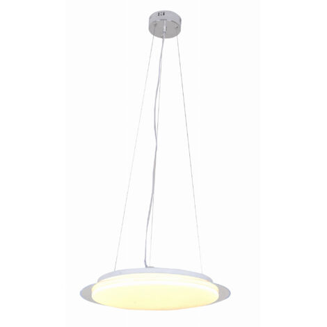Lampada a sospensione LED Candellux Danua Ø45 cromo