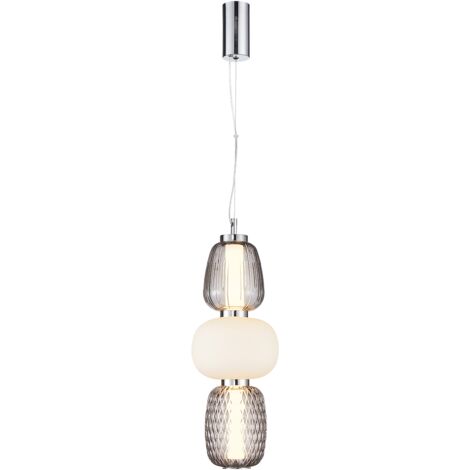 Lampada a sospensione LED CARO SMOKED 28W