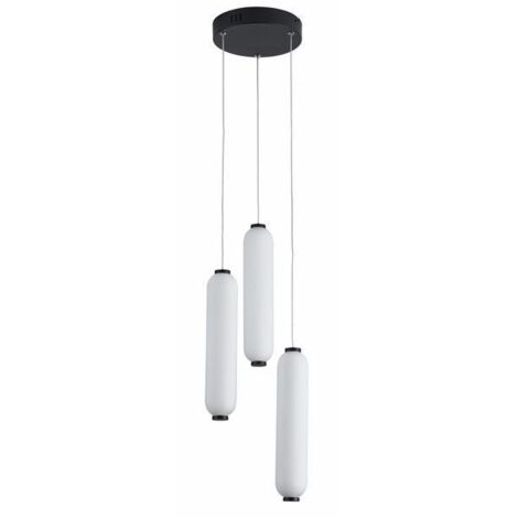 Lampada a sospensione LED Catkin nera Ø21 Reality 8W