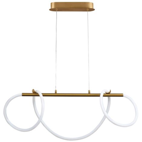 Lampada a sospensione LED Emma oro 38W 4000K Polux
