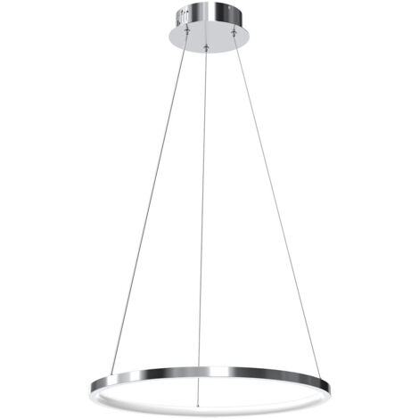 Lampada a sospensione LED HOOP CHROME 27W