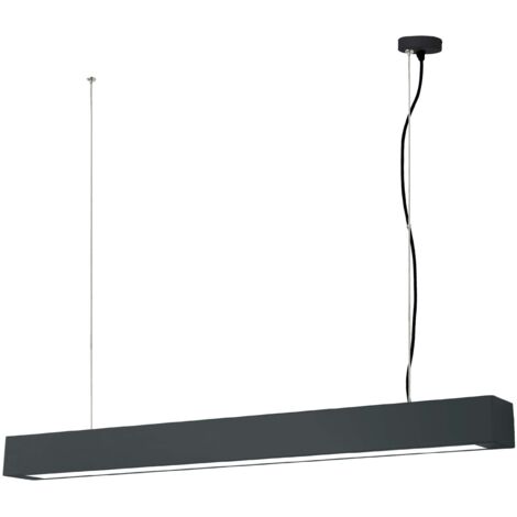 Lampada a sospensione LED Ibros grande nera 24W CCT Light Prestige