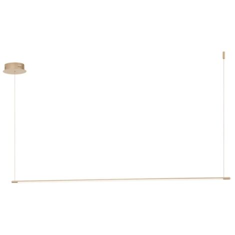 Lampada a sospensione Led in metallo verniciato Oro - GENIUS 160