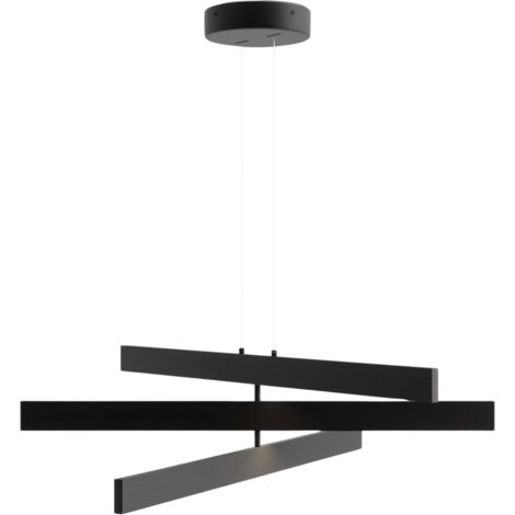 Lampada a sospensione LED Maytoni Origami Ø80 nera