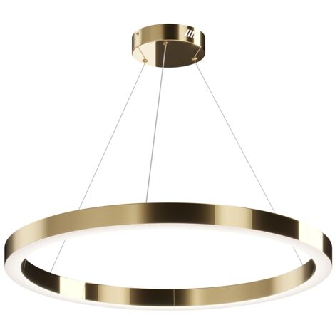 Lampada a sospensione LED Maytoni Saturno Ø80 ottone 60W