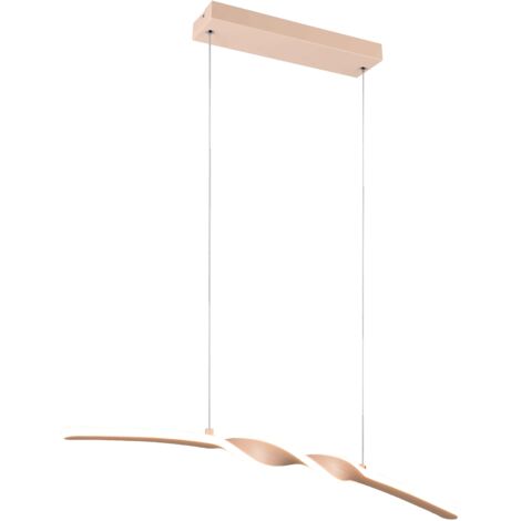 Lampada a sospensione LED, metallo, sabbia, L 80 cm, Ginko