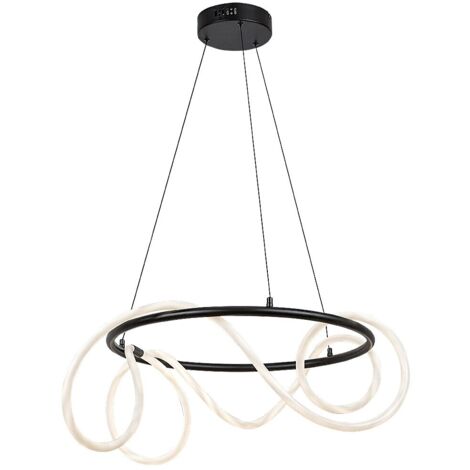 Lampada a sospensione LED Rabalux Montema nera 54W