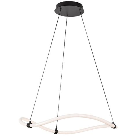 Lampada a sospensione LED Rabalux Serena Ø64cm nera