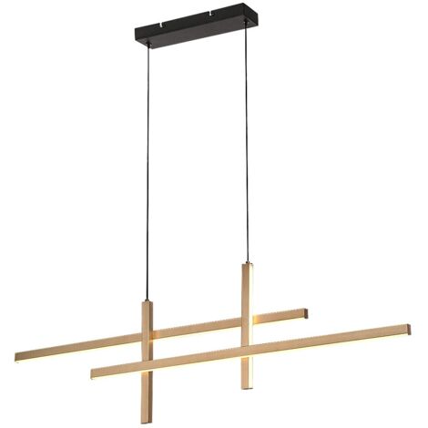 Lampada a sospensione LED Rabalux Severine nero oro 40W