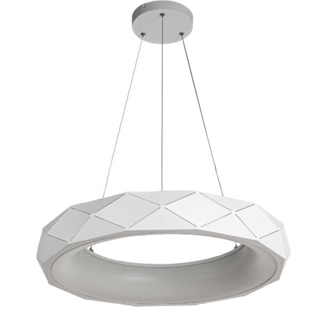 Lampada a sospensione LED Reus Light Prestige bianca Ø60
