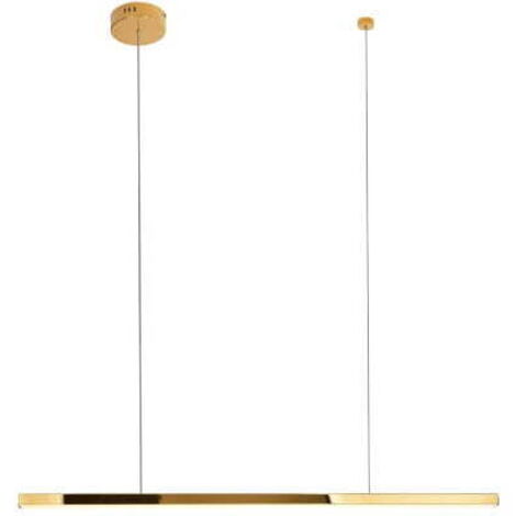 Lampada a sospensione LED Trio oro Maxlight 12W 100cm