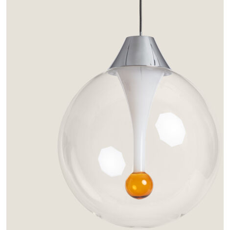 Lampada a sospensione LED Vetro Liborina S