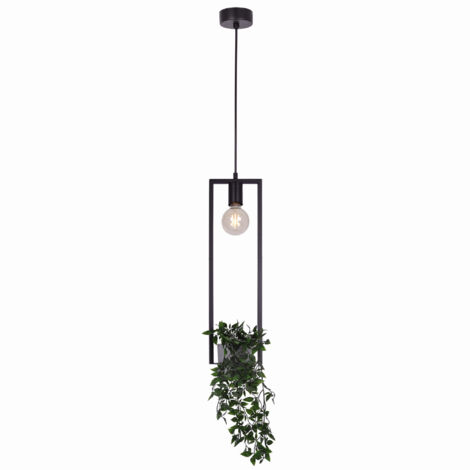 Lampada a sospensione loft con portavaso Kaja Estera E27