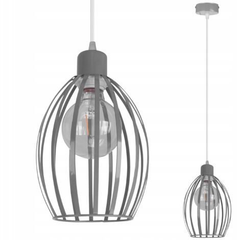 LAMPADA A SOSPENSIONE LOFT IN METALLO E27 LED