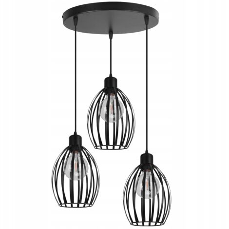 LAMPADA A SOSPENSIONE LOFT IN METALLO E27 LED