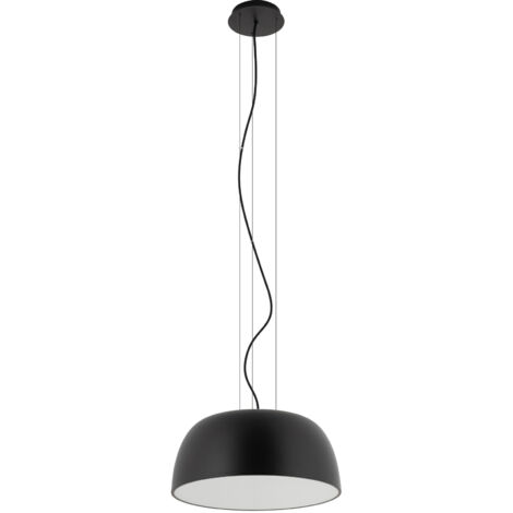 Lampada a sospensione loft nera Ø38 3xE27 Nowodvorski