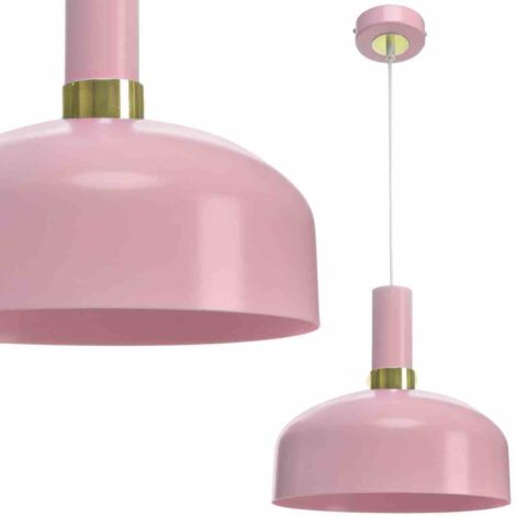 Lampada a sospensione MALMO ROSA 1xE27