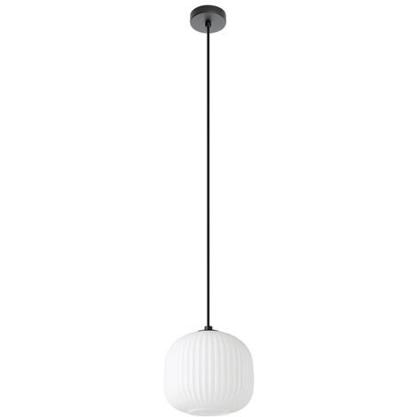 Lampada a sospensione MANTUNALLE bianco H: 110 Ø: 20cm dimmerabile