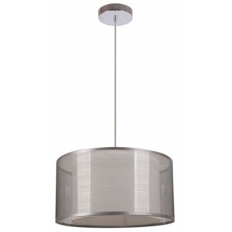 Lampada a sospensione Martina Ø40cm E27 60W cromo