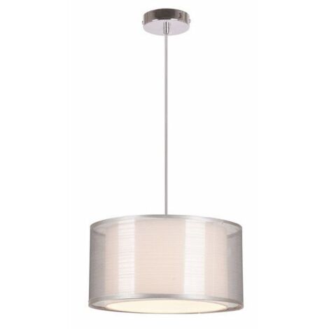 Lampada a sospensione Martina Reality cromo Ø30 E27 60W