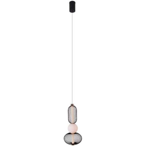 Lampada a sospensione Maxlight Bora LED 10W nero/oro