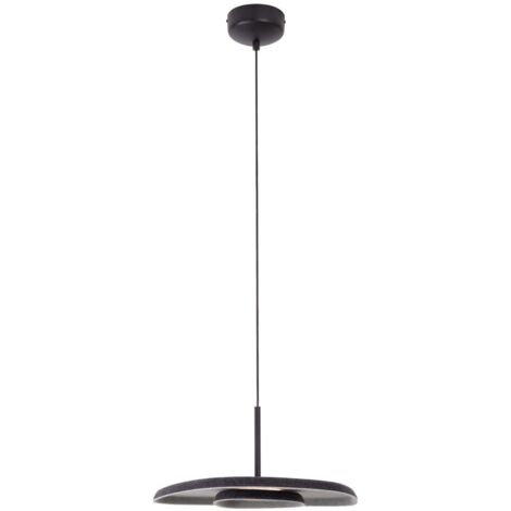 Lampada a sospensione Maxlight Deux LED 5W nero/grigio