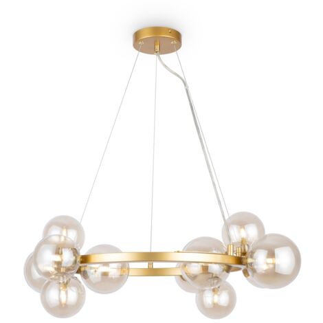 Lampada a sospensione Maytoni Dallas ottone 11 luci G9