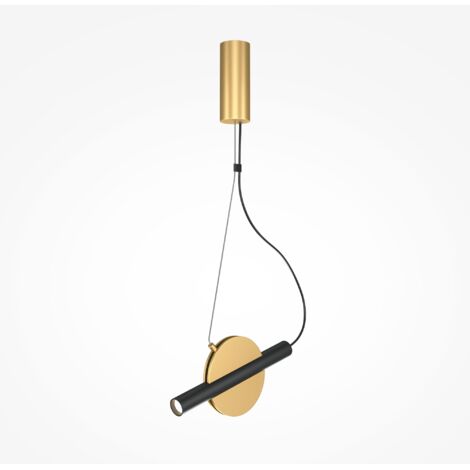 Lampada a sospensione Maytoni Enigma LED oro 220 cm