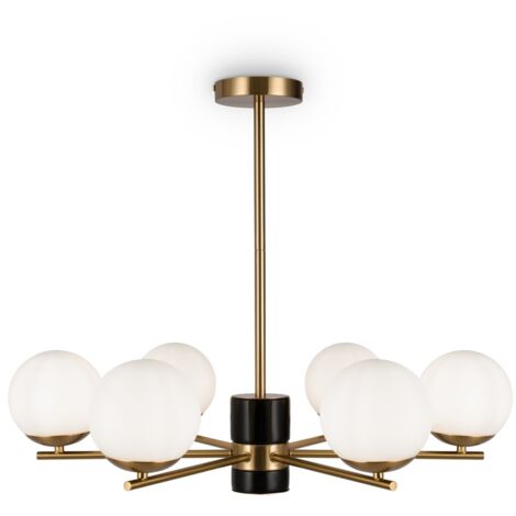 Lampada a sospensione Maytoni Marble ottone 6xE27 Ø67