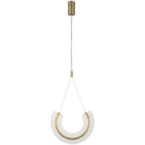 Lampada a sospensione Maytoni Maya oro vetro LED 10W