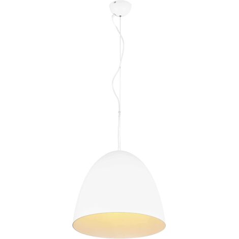 Lampada a sospensione, metallo, bianco opaco, D40 cm, Tilda