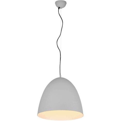Lampada a sospensione, metallo, grigio, D40 cm, Tilda