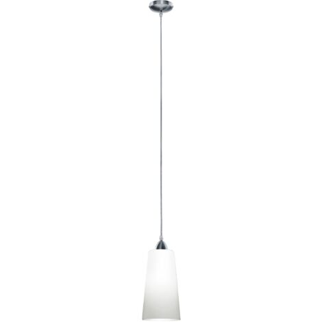 LAMPADA A SOSPENSIONE METALLO/VETRO H.140CM
