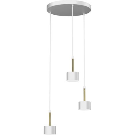 Lampada a sospensione Milagro ARENA MLP7756 bianco/oro