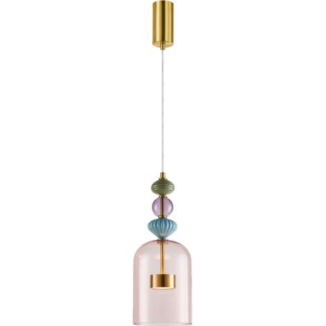 Lampada a sospensione Milagro Arte LED 12W Ø16 multicolor