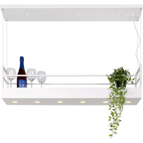 Lampada a sospensione Miravelle Lucide bianca 6xGU10