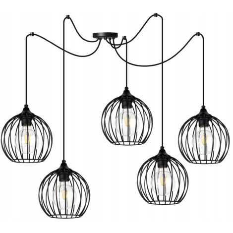 LAMPADA A SOSPENSIONE MODERNA A FORMA DI RAGNO, SOFFITTO CON FILO