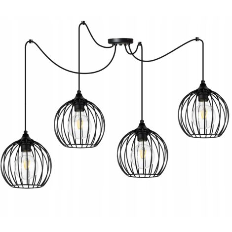LAMPADA A SOSPENSIONE MODERNA A FORMA DI RAGNO, SOFFITTO CON FILO