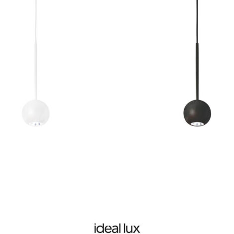 Lampada A Sospensione Moderna Archimede Metallo Bianco Led 4W 3000K