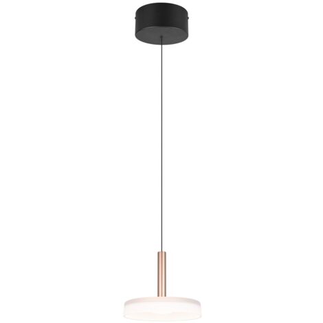 Lampada a sospensione moderna CELESTE Trio vetro bronzo LED