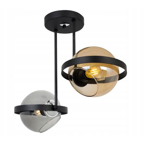 LAMPADA A SOSPENSIONE MODERNA CON ANELLO IN VETRO MIX